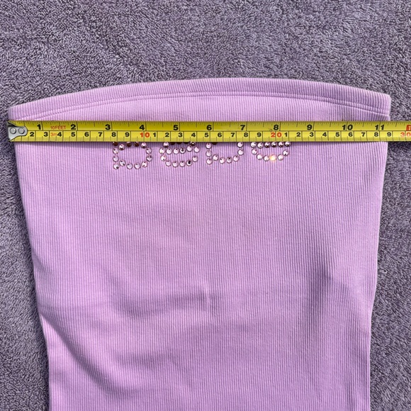 Bebe Lavender Classic Tube Top.   Size M - Picture 6 of 7